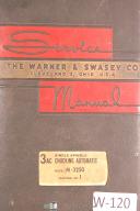 Warner & Swasey-Warner & Swasey 3AC Single Chucking Lathe M-3250, Service and Part Manual-3AC-M-3250-01